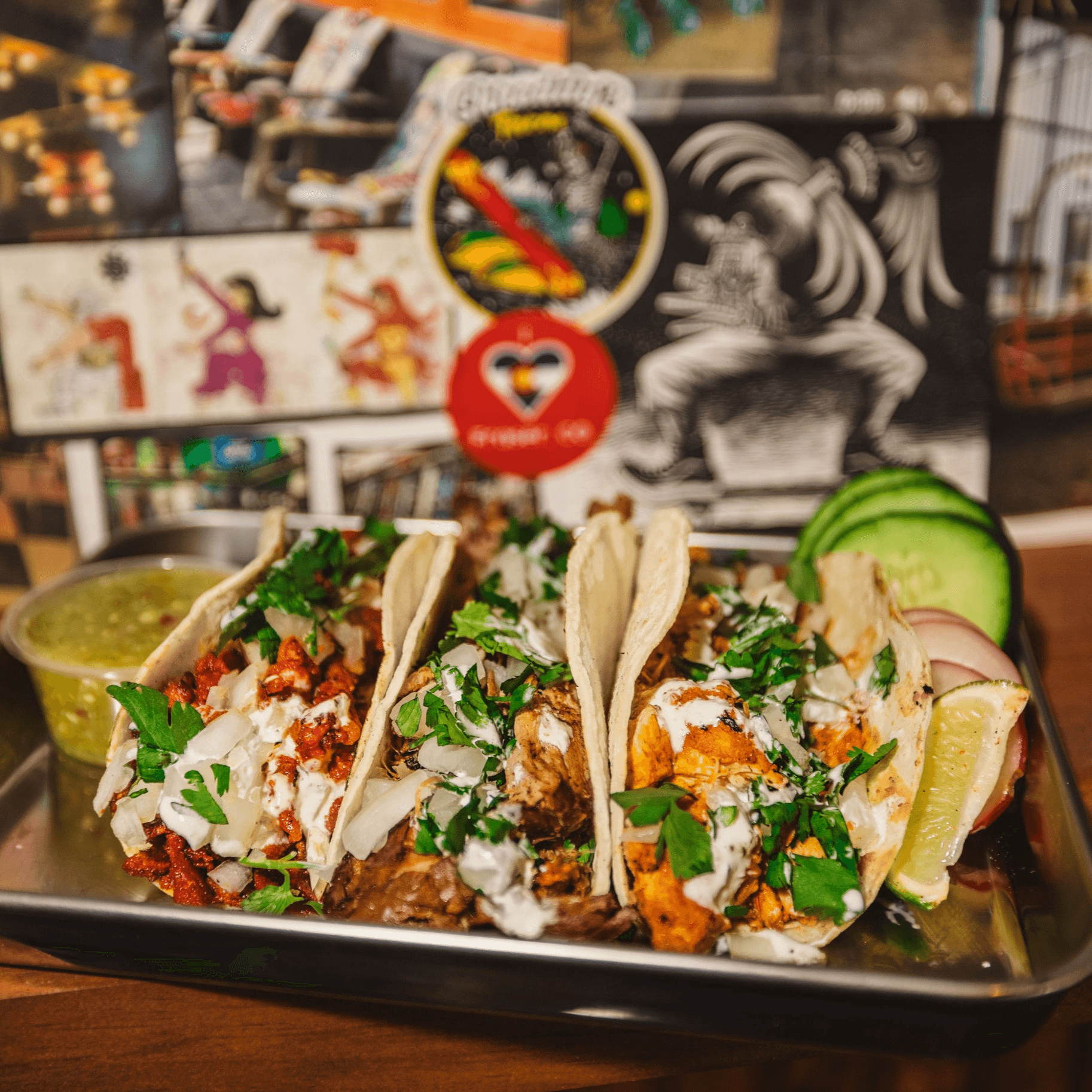 3 Pack Street Tacos.