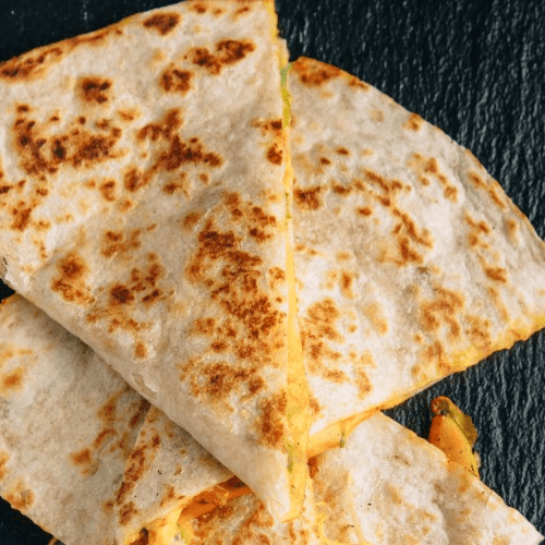 Kids Cheese Quesadilla with Chips.