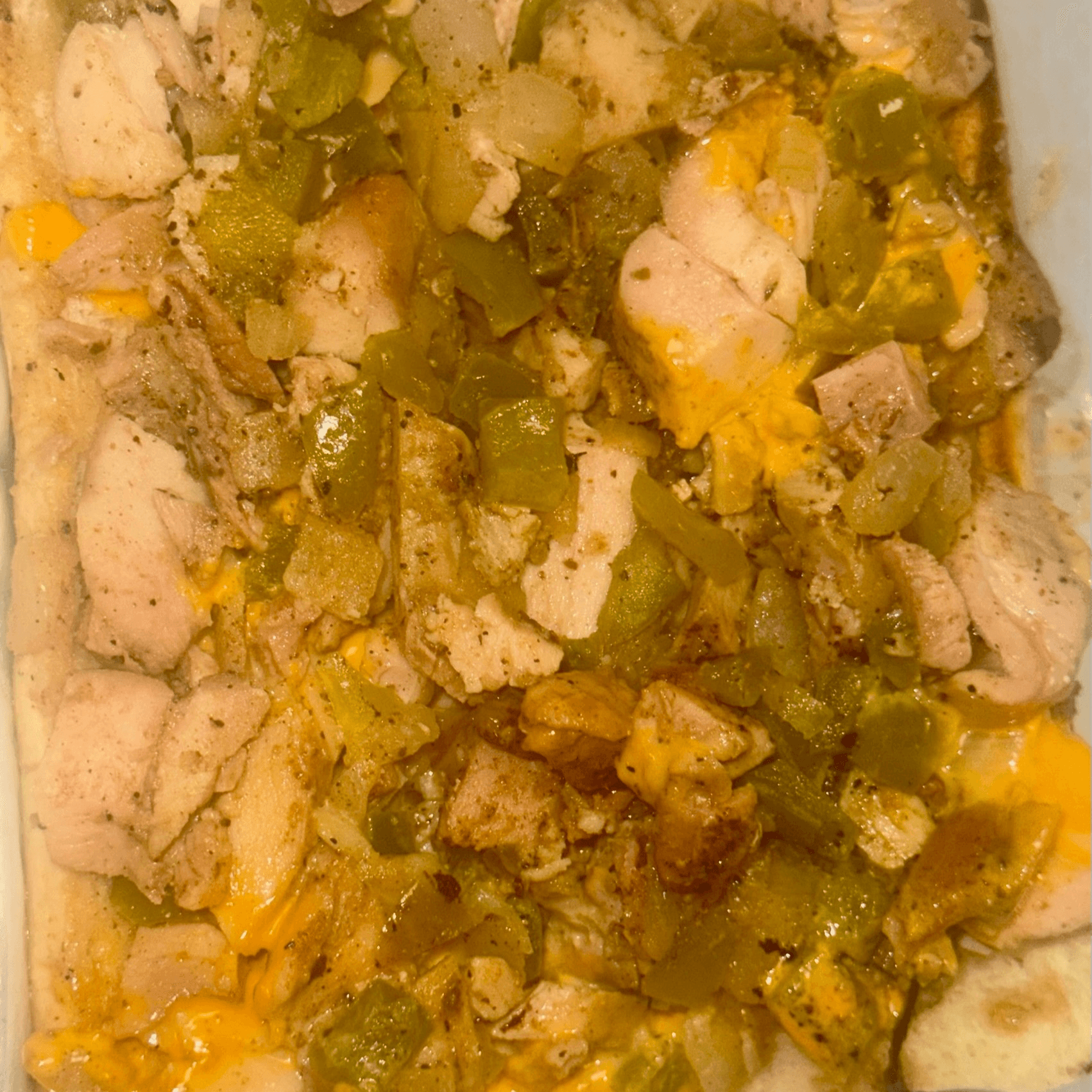 Smoked Chicken Cheese Steak.