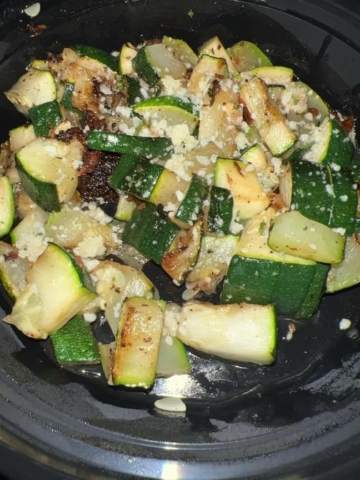 Garlic Parmesan Zucchini.