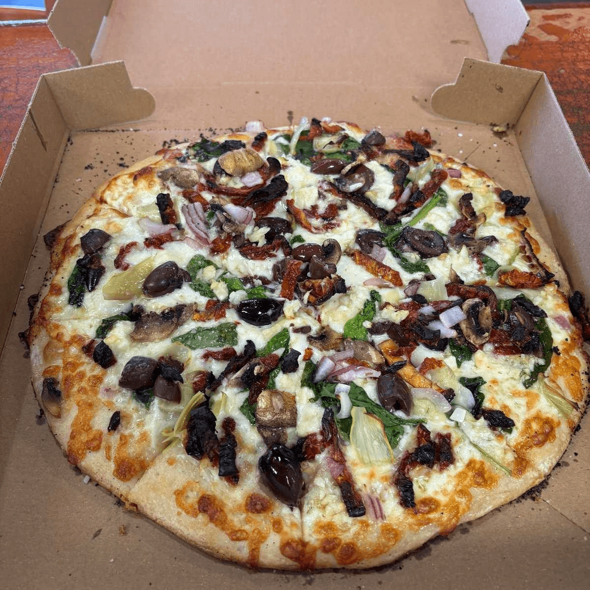 Mediterranean Pizza.