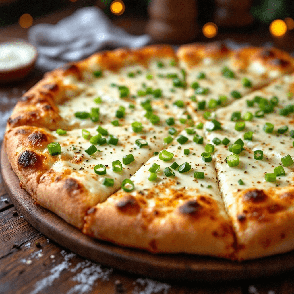 Garlic Romano Pizza.