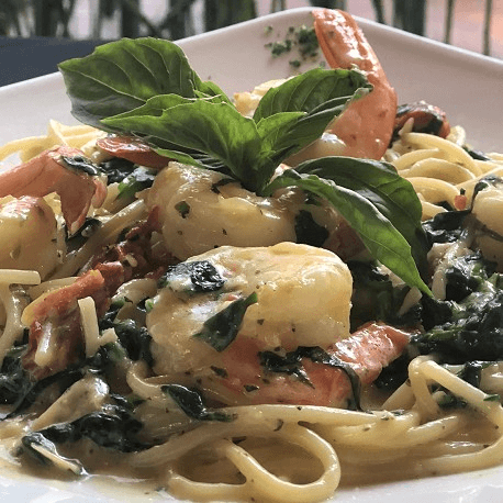 Tuscan Shrimp Pasta.