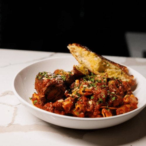 Pappardelle Bolognese.