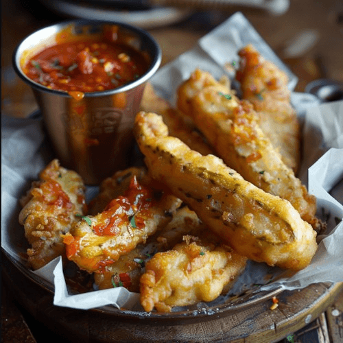 Beer Battered Pickle Spears