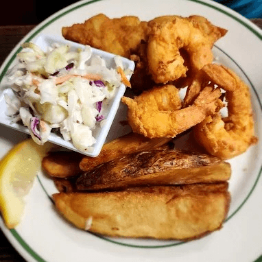 Grouper & Shrimp Basket.