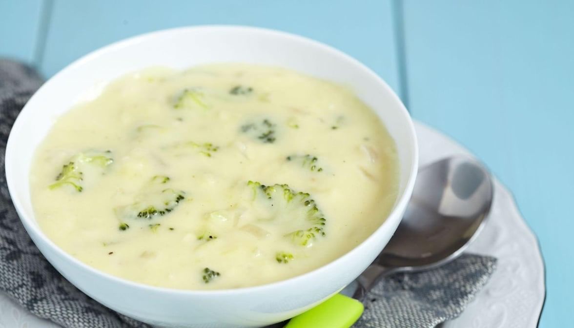 Cream of Broccoli Soup.