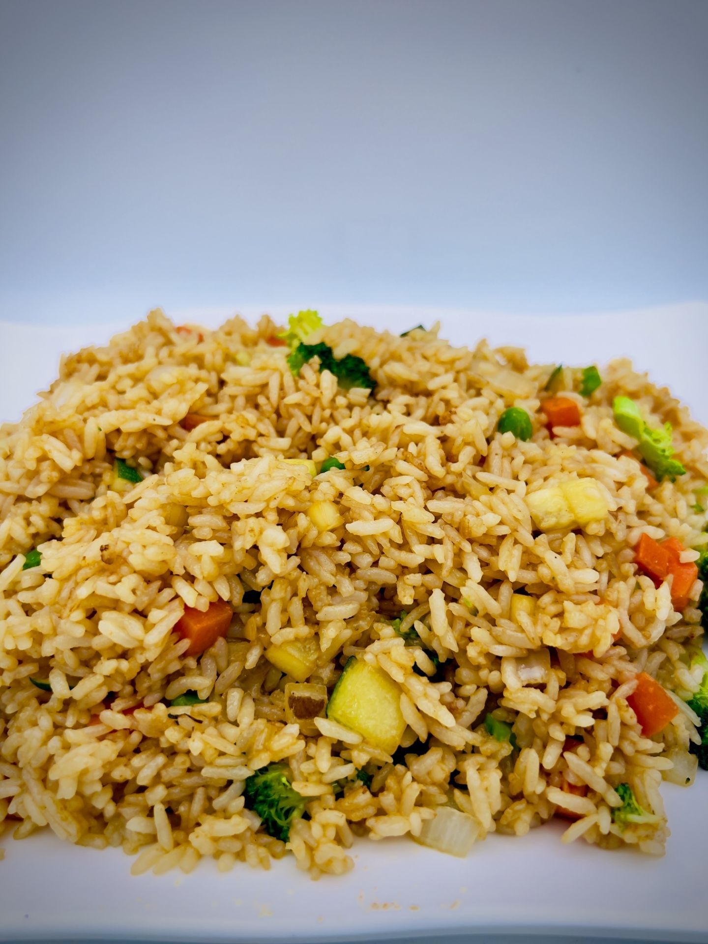 Vegetable fried rice.