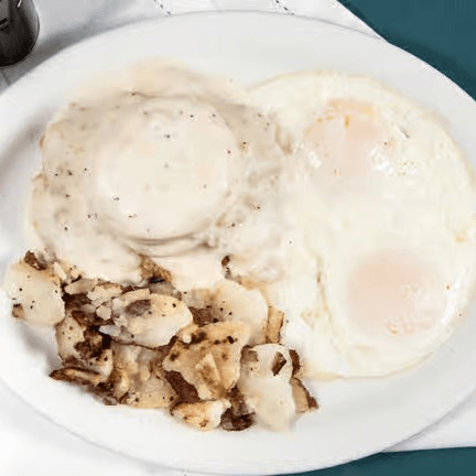 Chicken Fried Steak and Eggs.