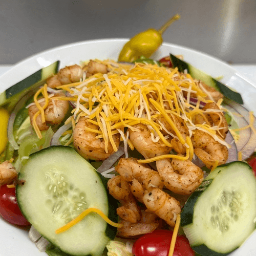 Grilled Shrimp Salad.