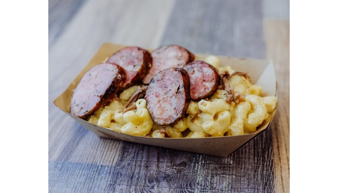 Kielbasa Loaded Mac.