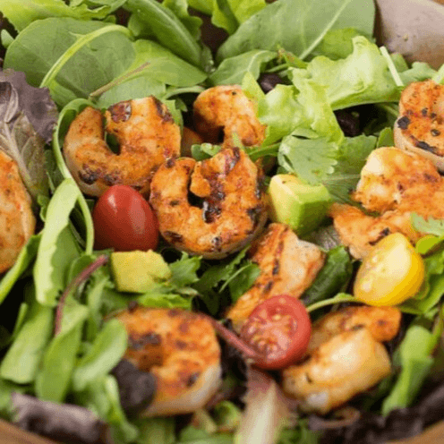 Grilled Shrimp Salad.
