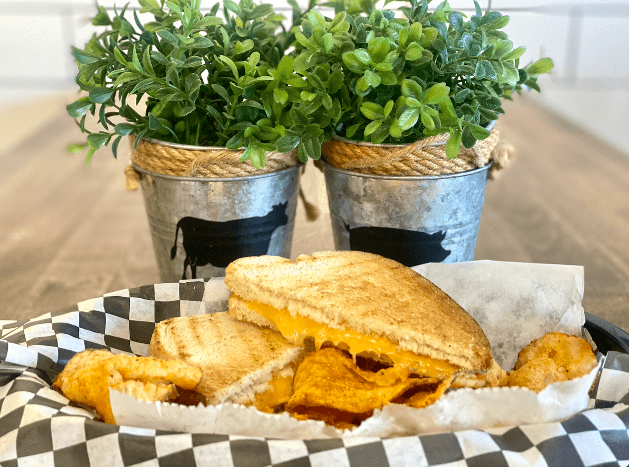 Kid's Grilled Cheese Sandwich.