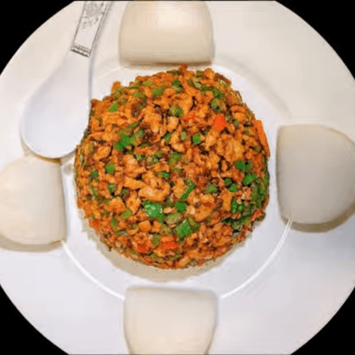 Minced Chicken with Salted Vegetables / 鸡米芽菜.