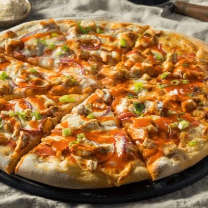 Buffalo Chicken Pizza.