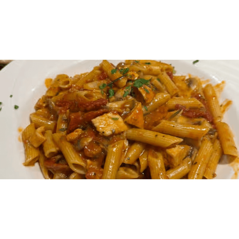 Penne with Chicken Pasta.