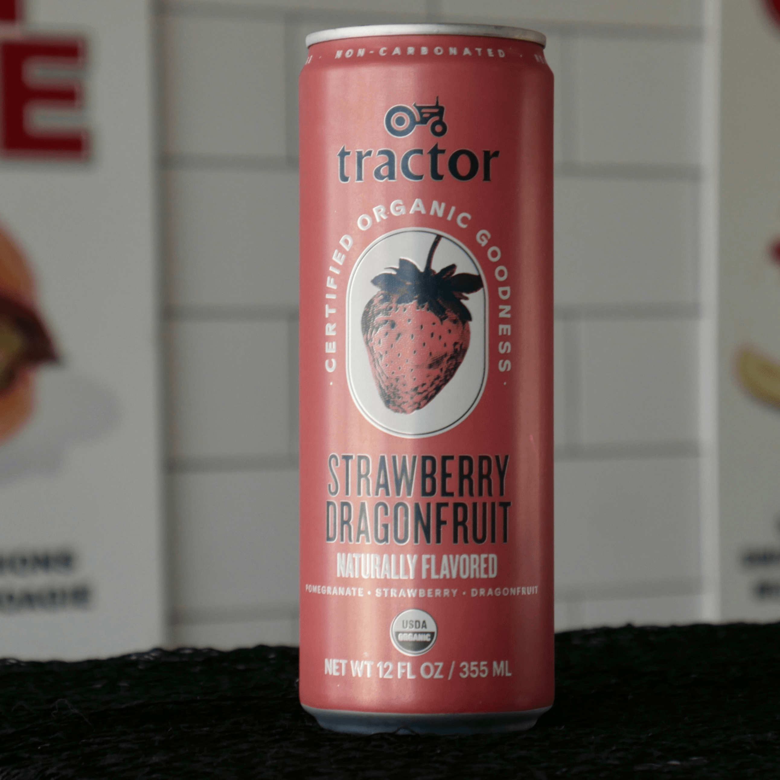 Tractor (strawberry dragon fruit).