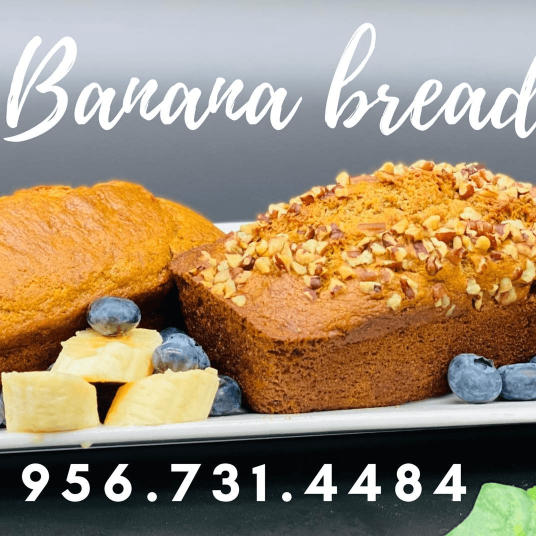 Mini Banana Bread w Pecans.