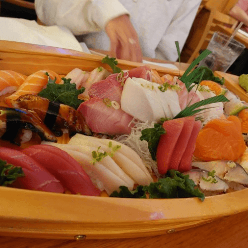 Sushi & Sashimi Boat.