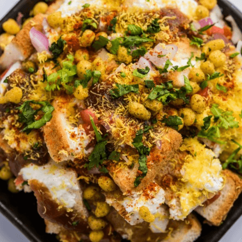 Aloo Tikki Chaat.