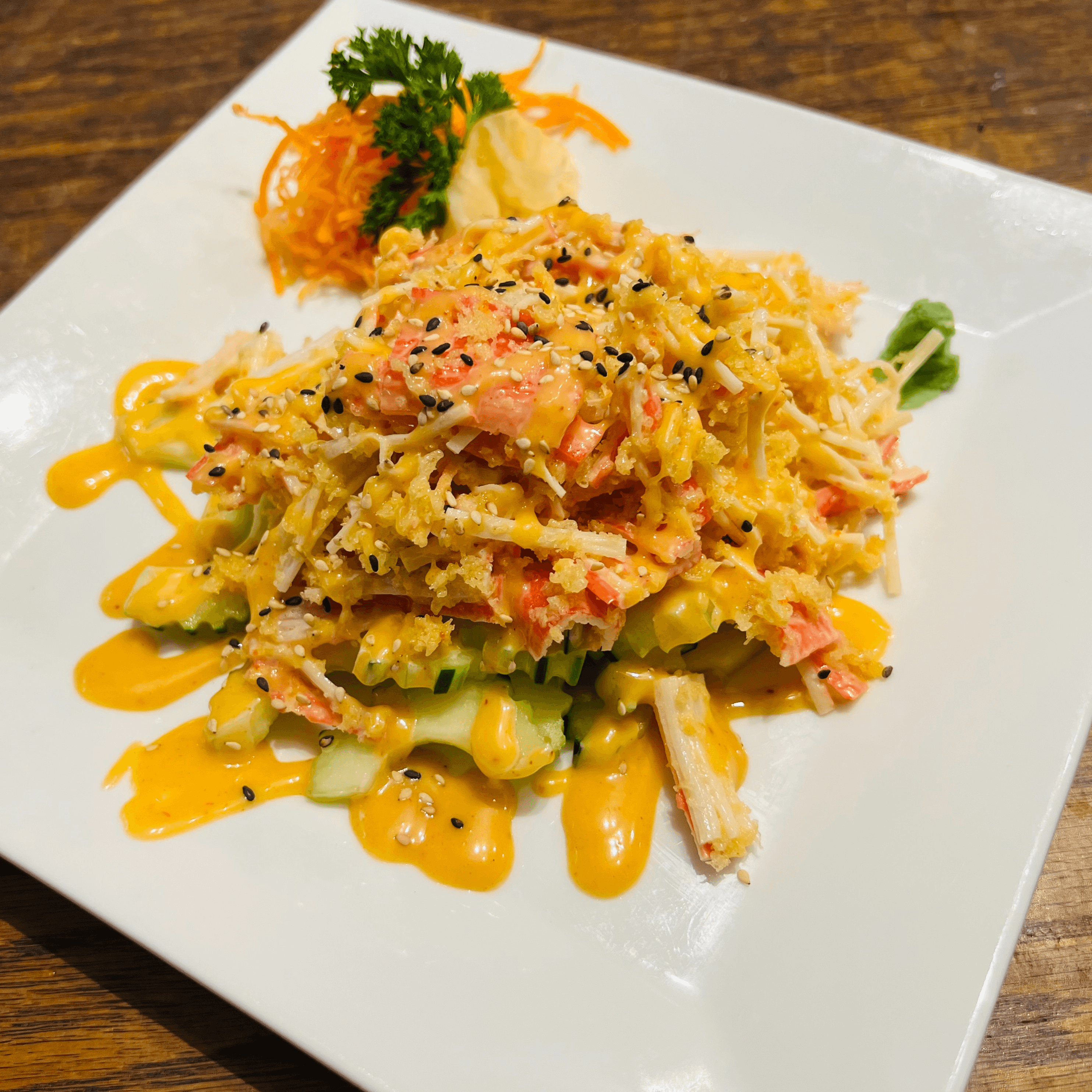 Spicy Krab Salad.