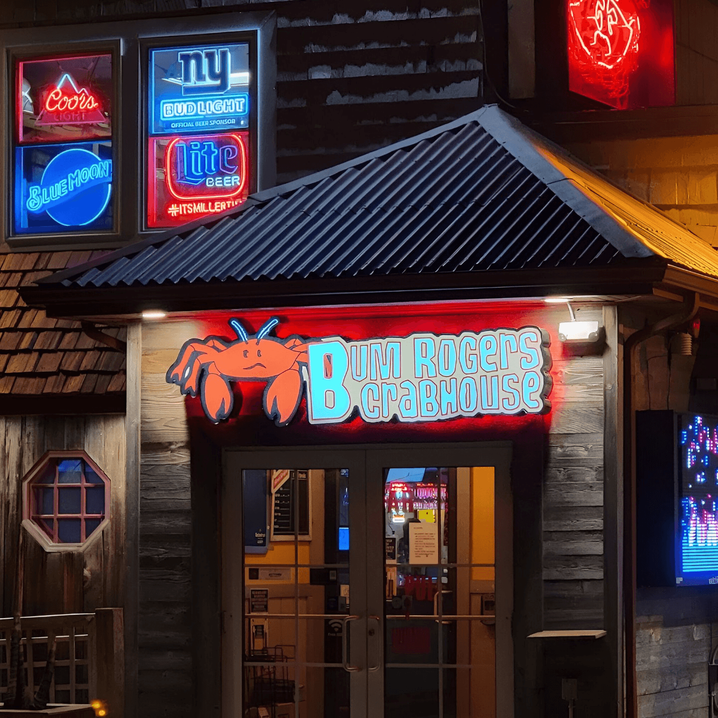 Welcome to Bum Rogers Crab House & Tavern