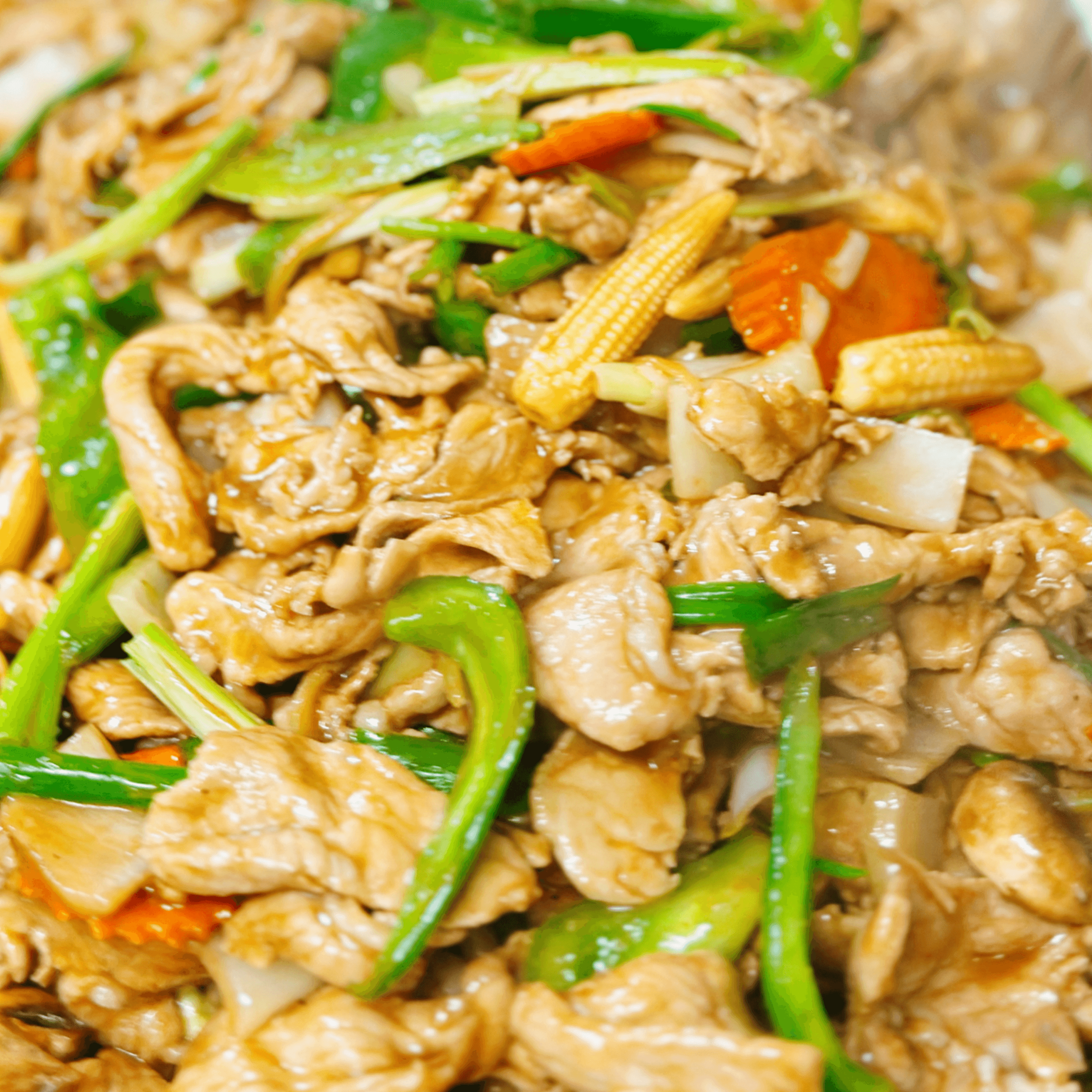 Ginger & Scallion (ผัดขิง).