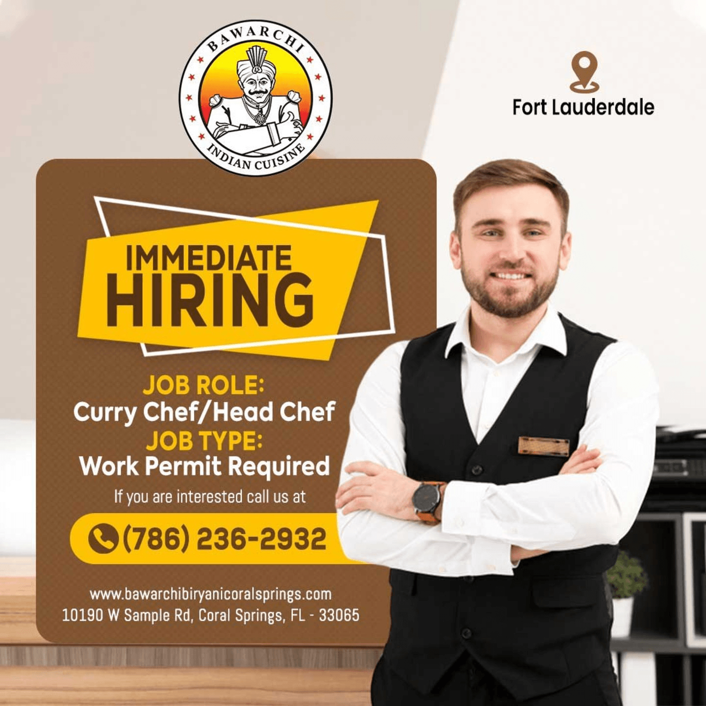 Join a growing team with a love for food