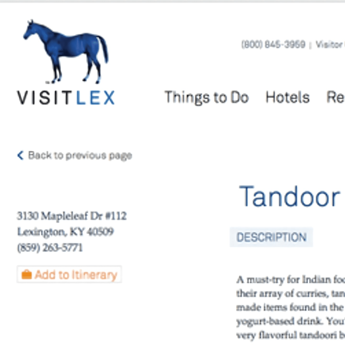 Tandoor Fine Indian Cuisine