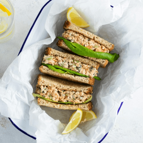 Tuna Salad Sandwich LT Mayo.