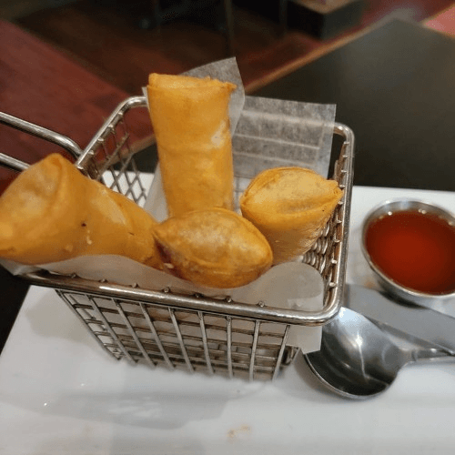 Crispy Spring Rolls.