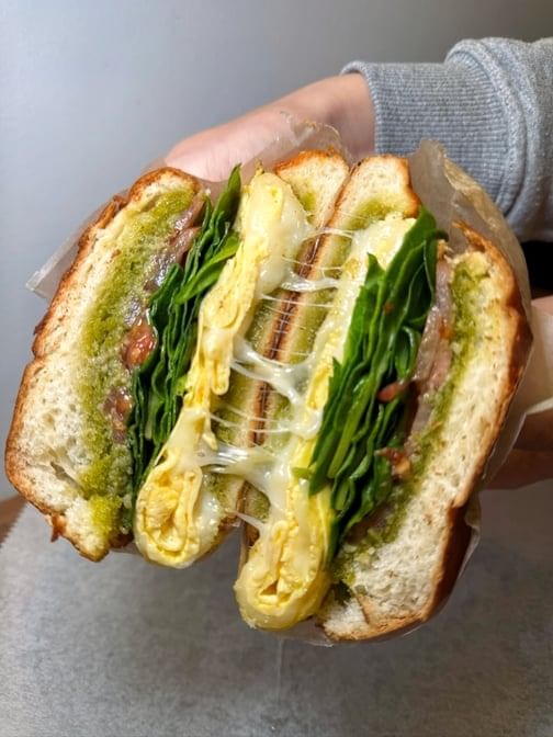 Pesto Egg & Cheese.