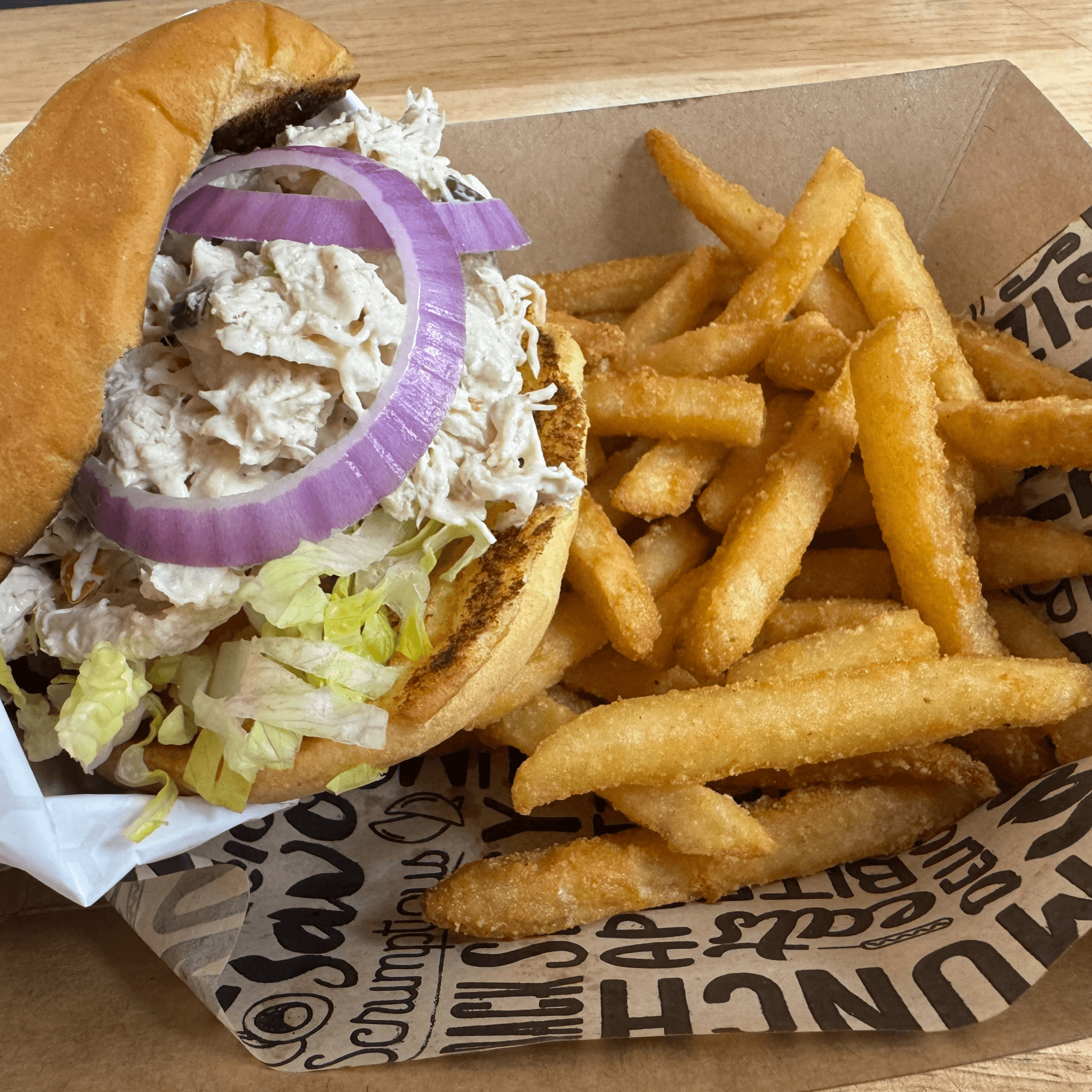 Sunshine Chicken Salad Sammich.