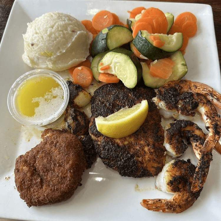 Seafood Combo Platter.