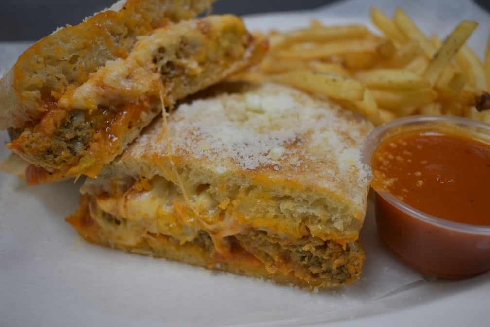 Meatball Parm Sandwich.