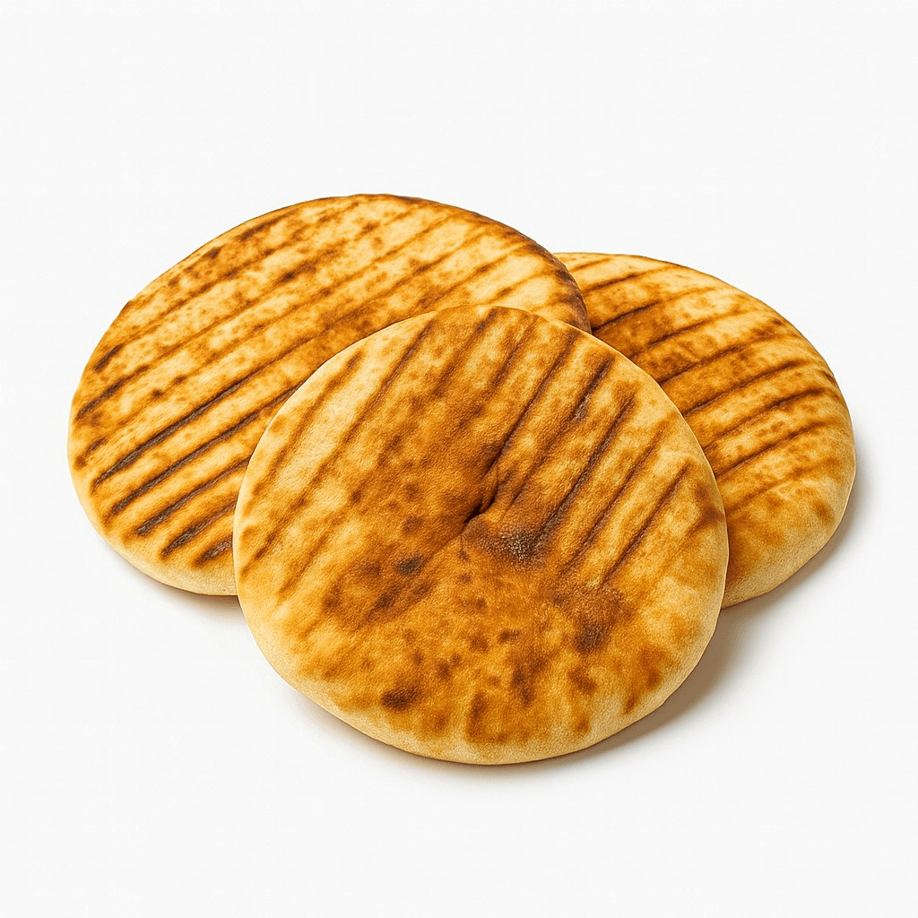 3 Deluxe Toasted Pitas.