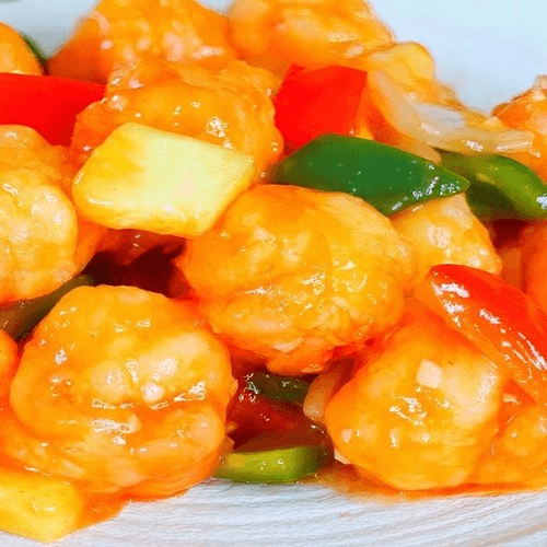 Sweet & Sour Prawns 甜酸虾