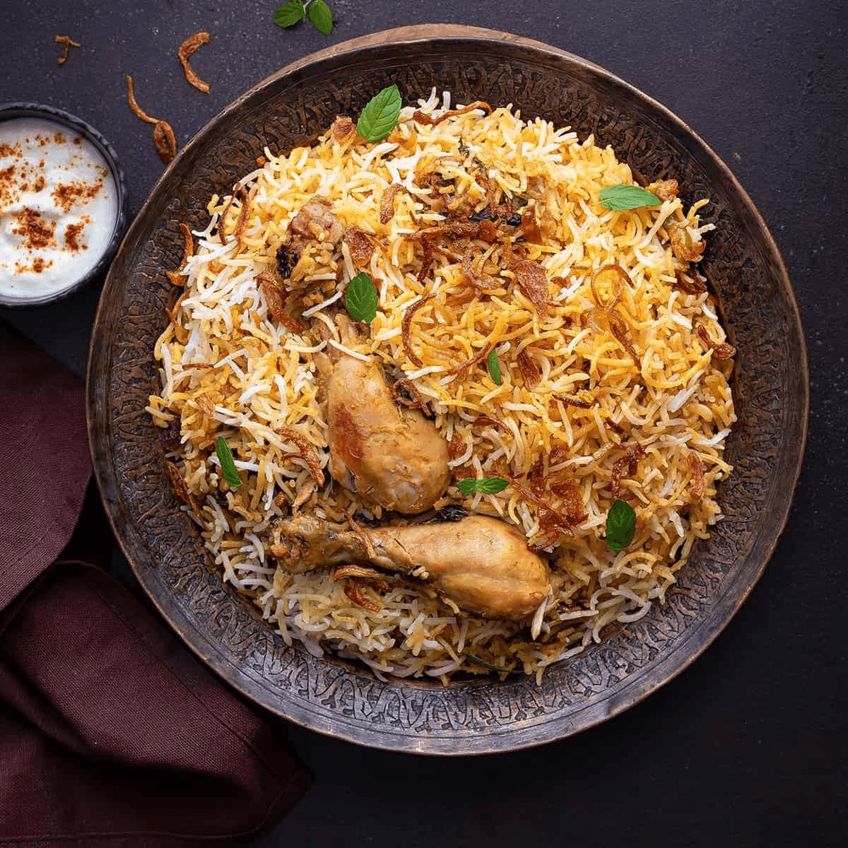 2 Chennai Chicken Biriyani Combo.