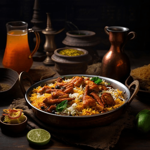 Chicken Fry Biryani.
