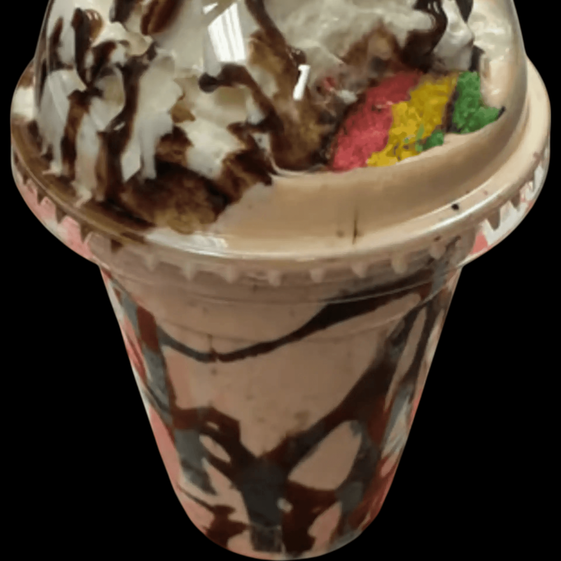 Rainbow Cookie Shake.