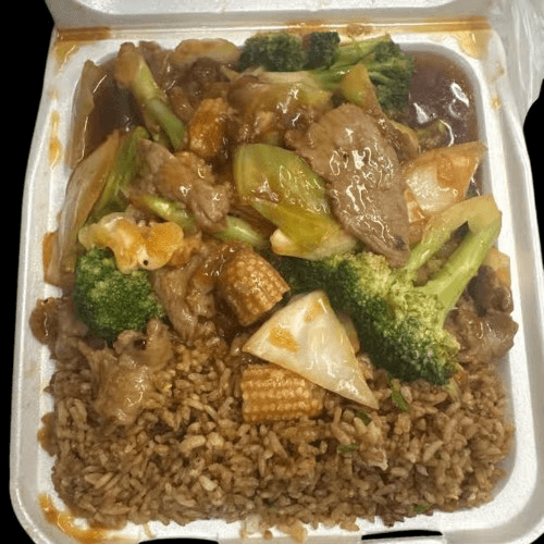 Res Con Brocoli (Beef with Broccoli).