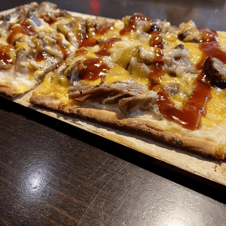 BBQ Brisket Flatbread.