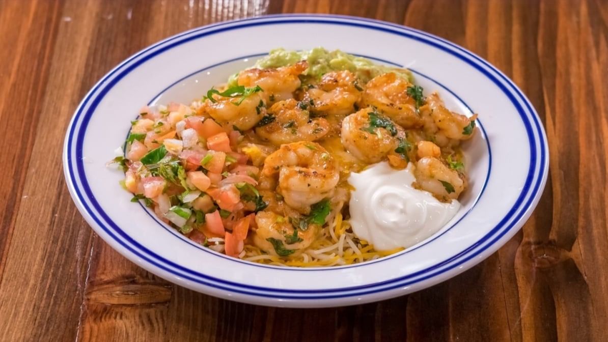 Shrimp Rice Bowl.