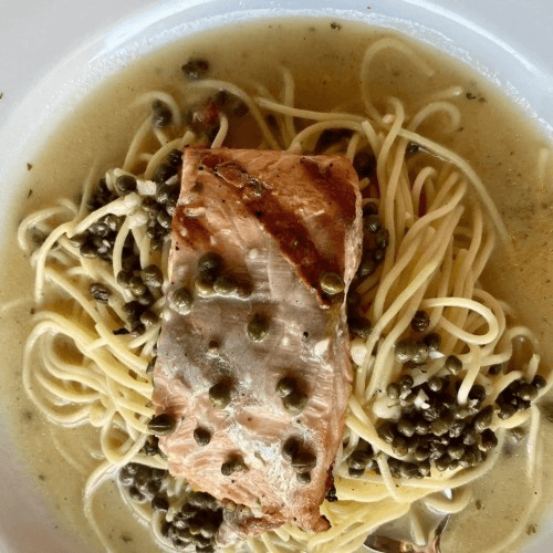 Salmon Piccata.