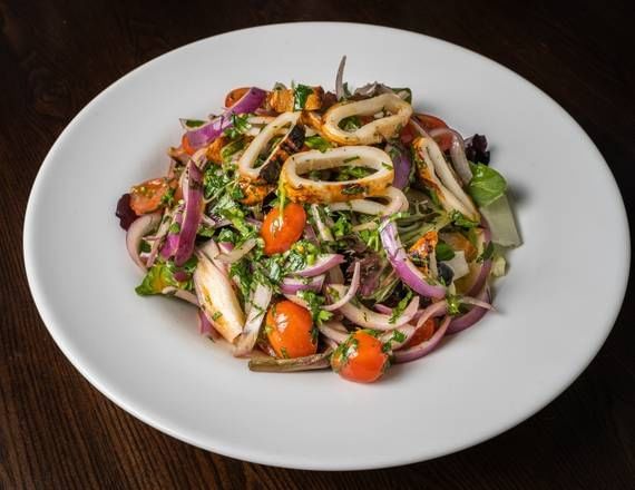 Grilled Calamari Salad.