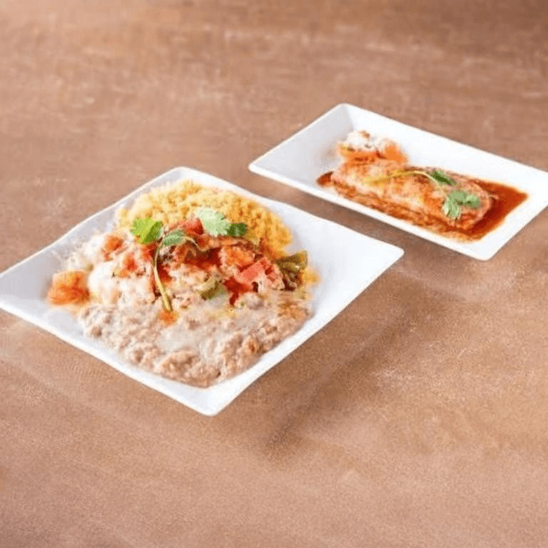 #13-One Enchilada and Chile Relleno.