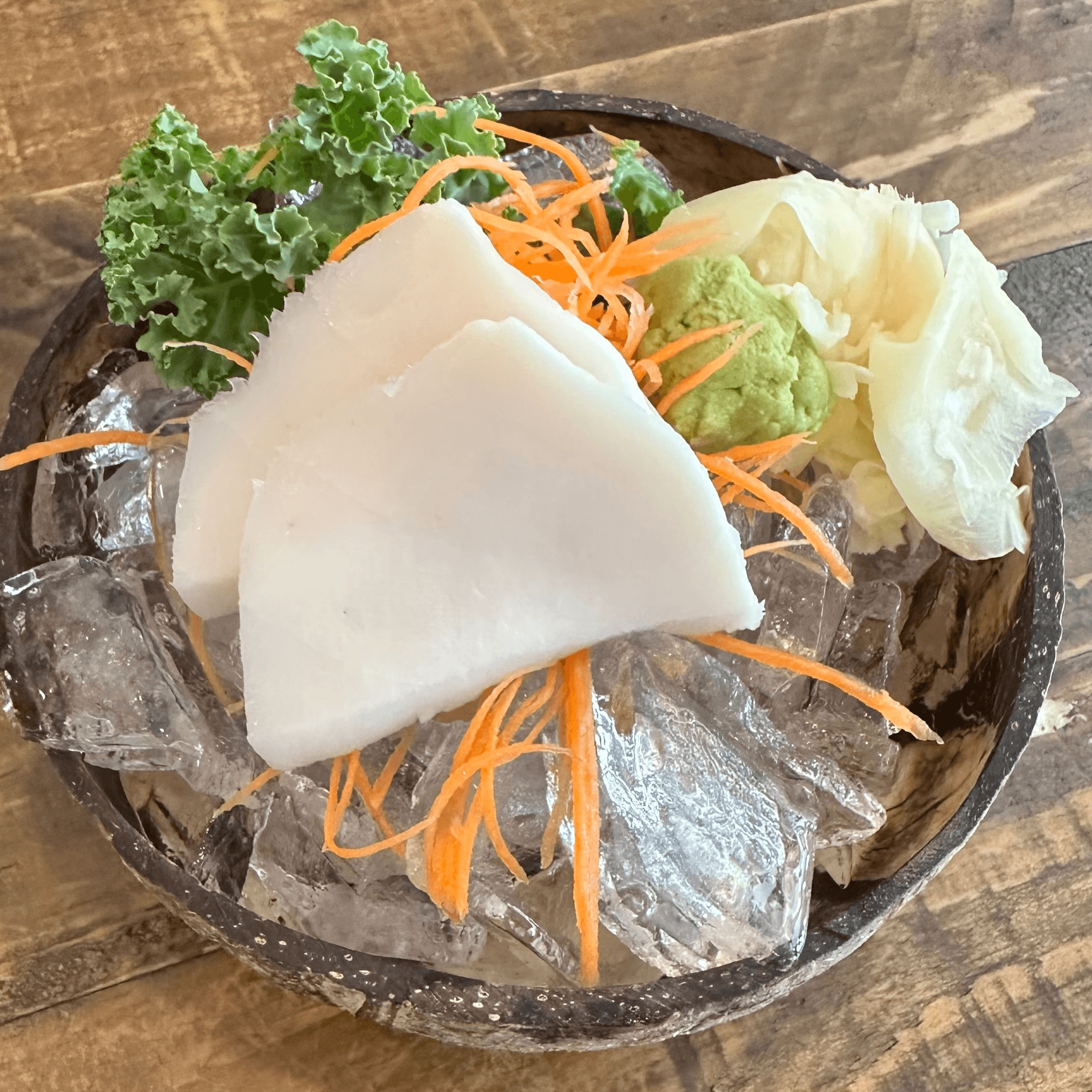 White Fish Sashimi.