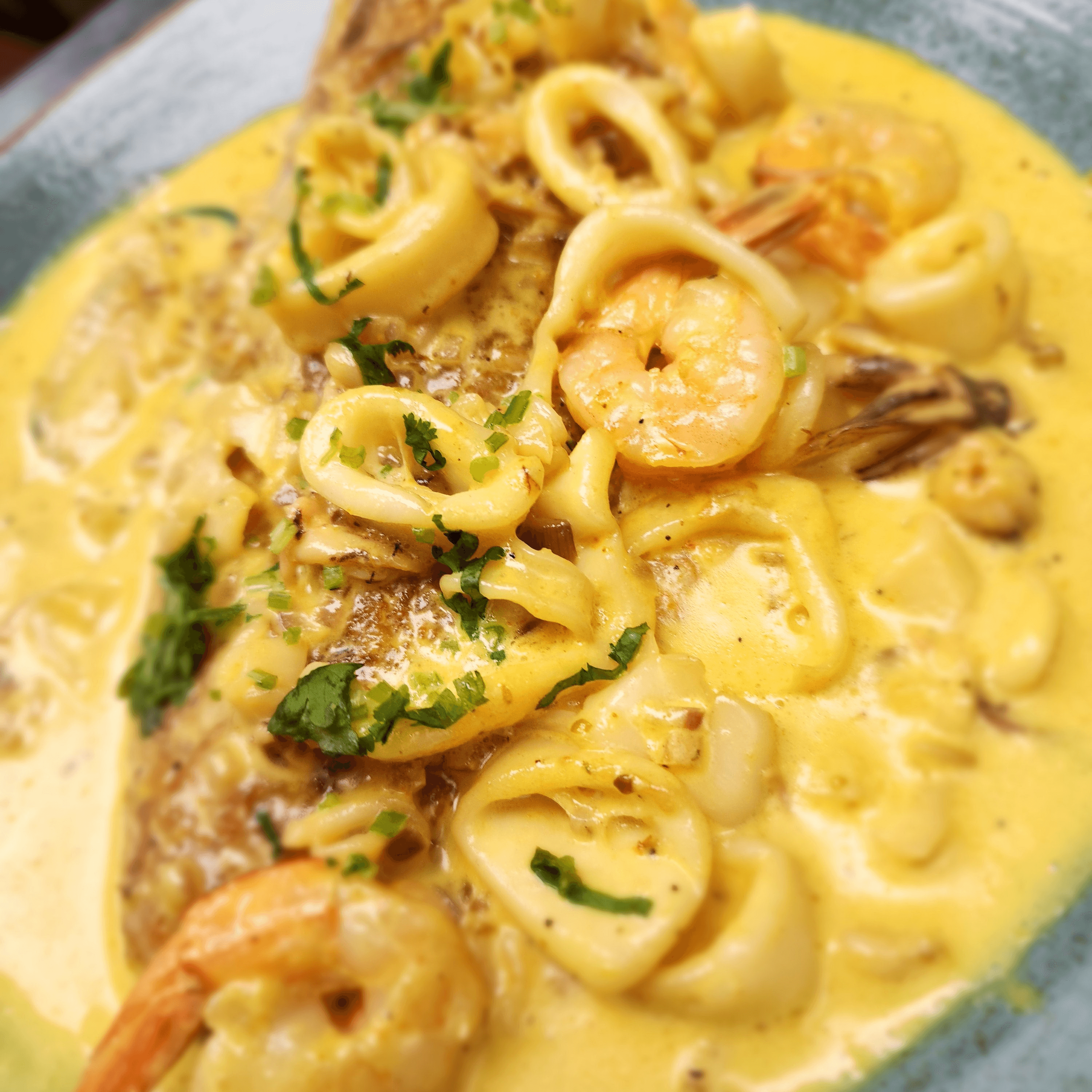 Tacu-Tacu De Mariscos.