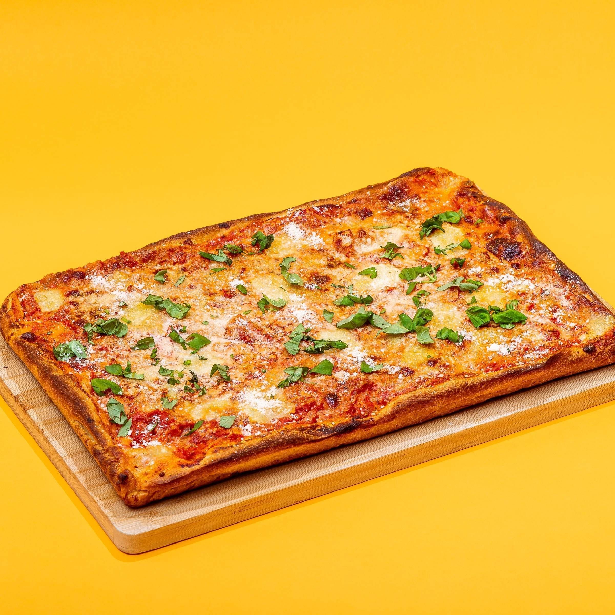 Square Sicilian Pizza.
