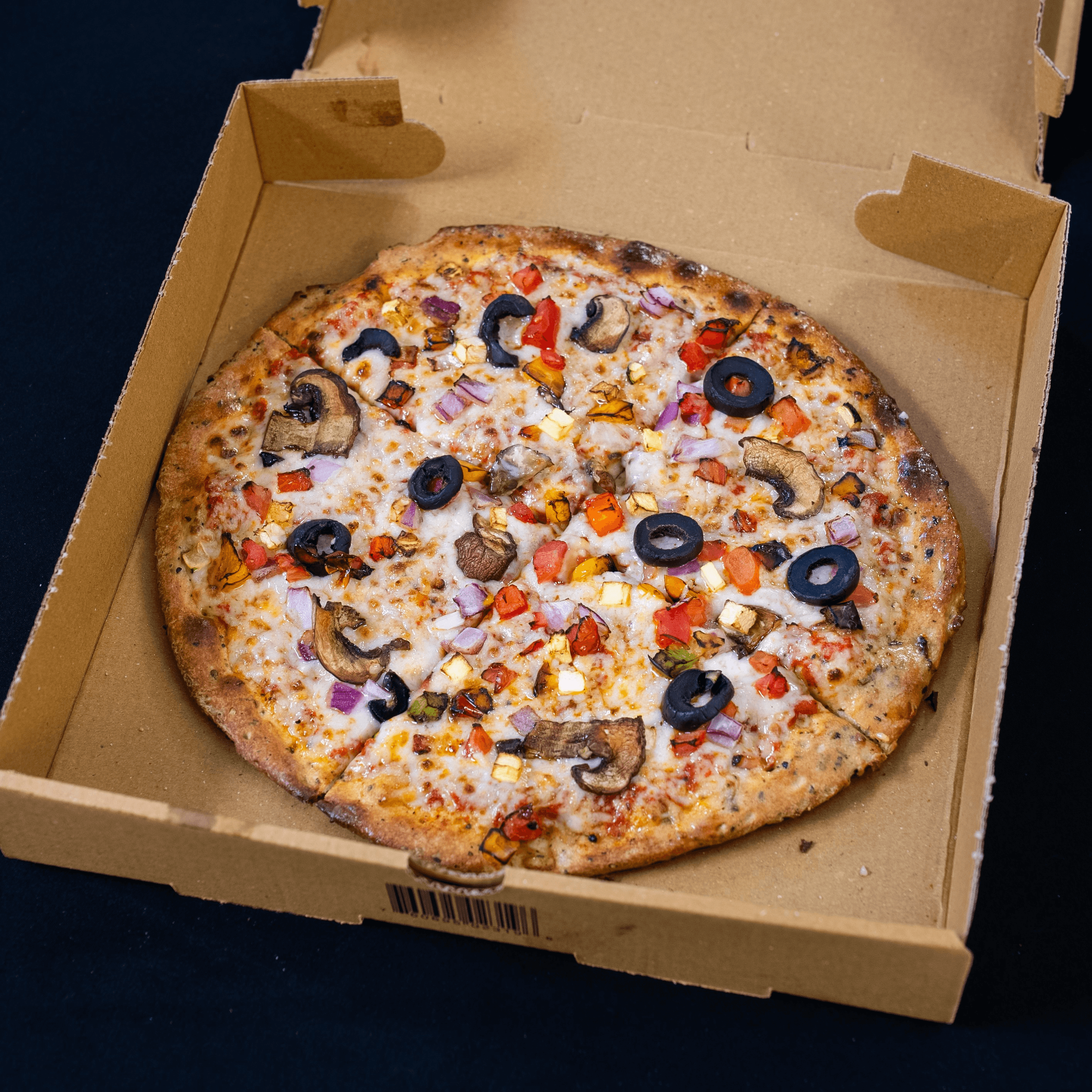 Veggie Deluxe Pizza.